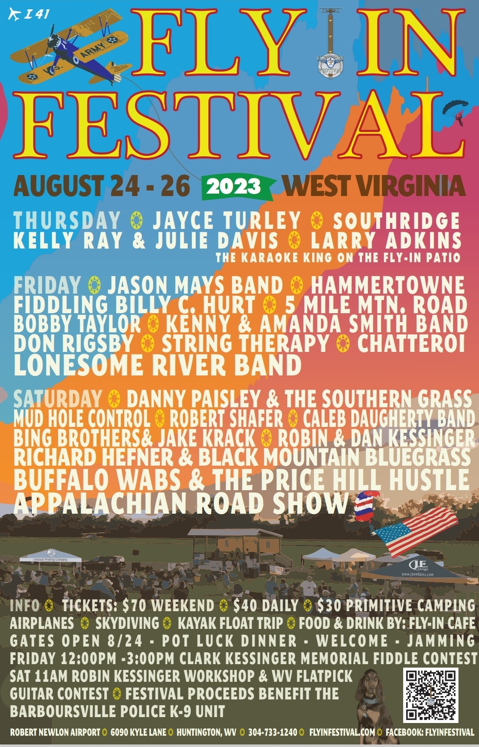 2023 Fly In Festival Poster
